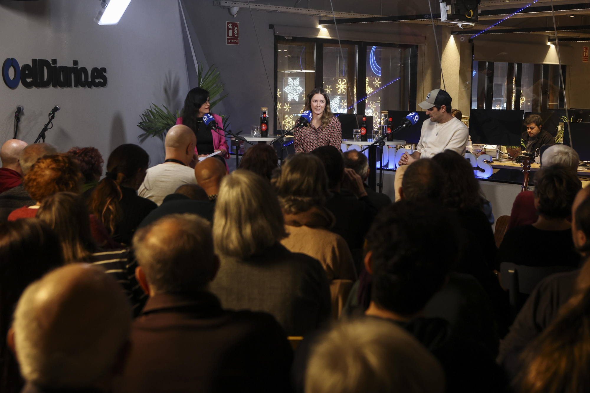 La banda Morgan en la redacción de elDiario.es