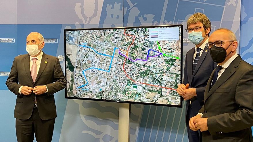 El alcalde de Vitoria abre una brecha con el Gobierno vasco y pide la retirada del plan de ampliación al oeste del tranvía