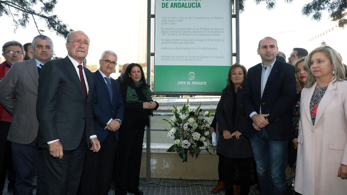 La señalización donde murió García Caparrós como Lugar de Memoria, "acto de justicia y dignidad"