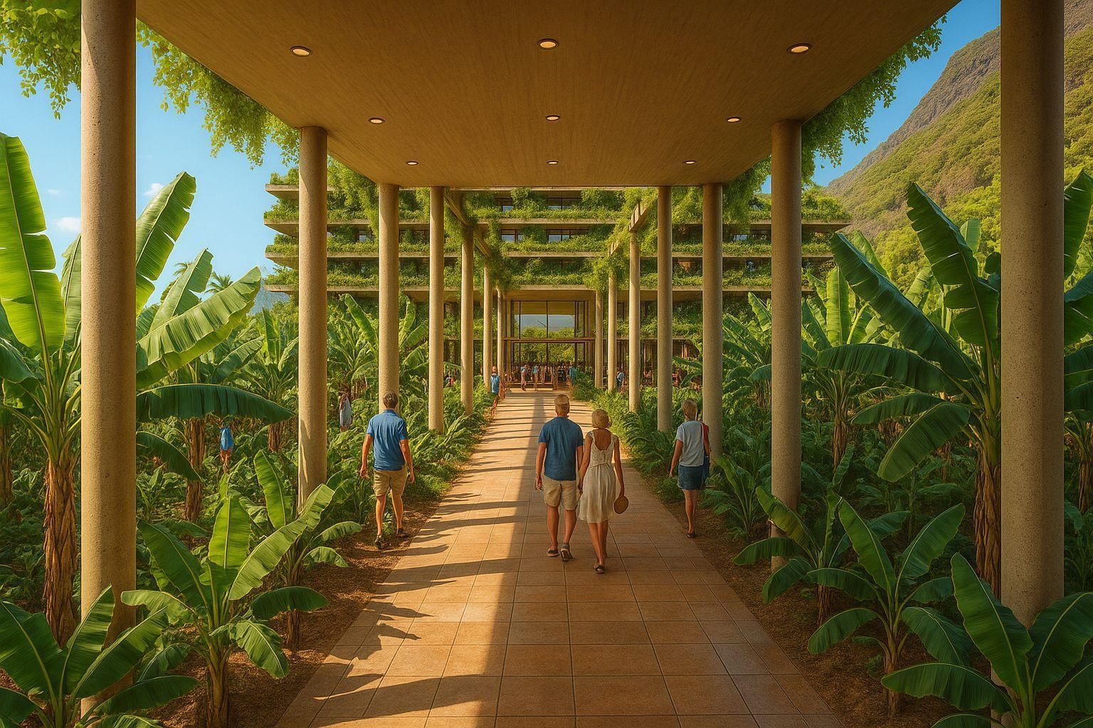 Recreación la futura ordenación del litoral aridanense.