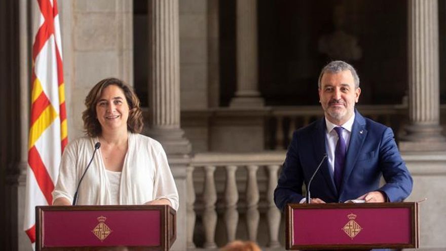 Ada Colau y Jaume Collboni llegan a un acuerdo de gobierno en Barcelona