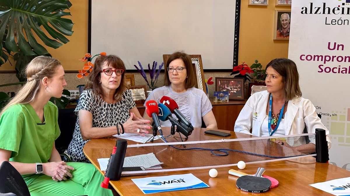 Alzheimer León participa en el diseño de un programa terapéutico europeo de tenis de mesa