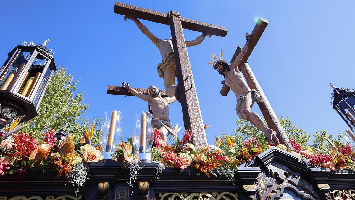 La salida de la Hermandad de la Conversión, en imágenes