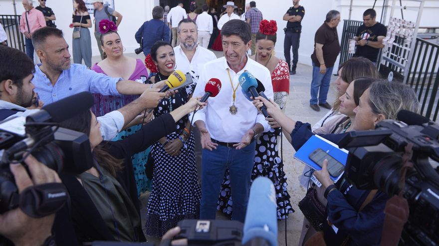 El vicepresidente de la Junta de Andalucía y consejero de Turismo, Juan Marín, en una imagen de archivo