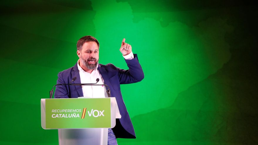 El presidente de Vox, Santiago Abascal. EFE/Alejandro García/Archivo