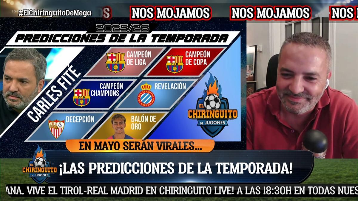 Las predicciones de Carles Fité en 'El Chiringuito'