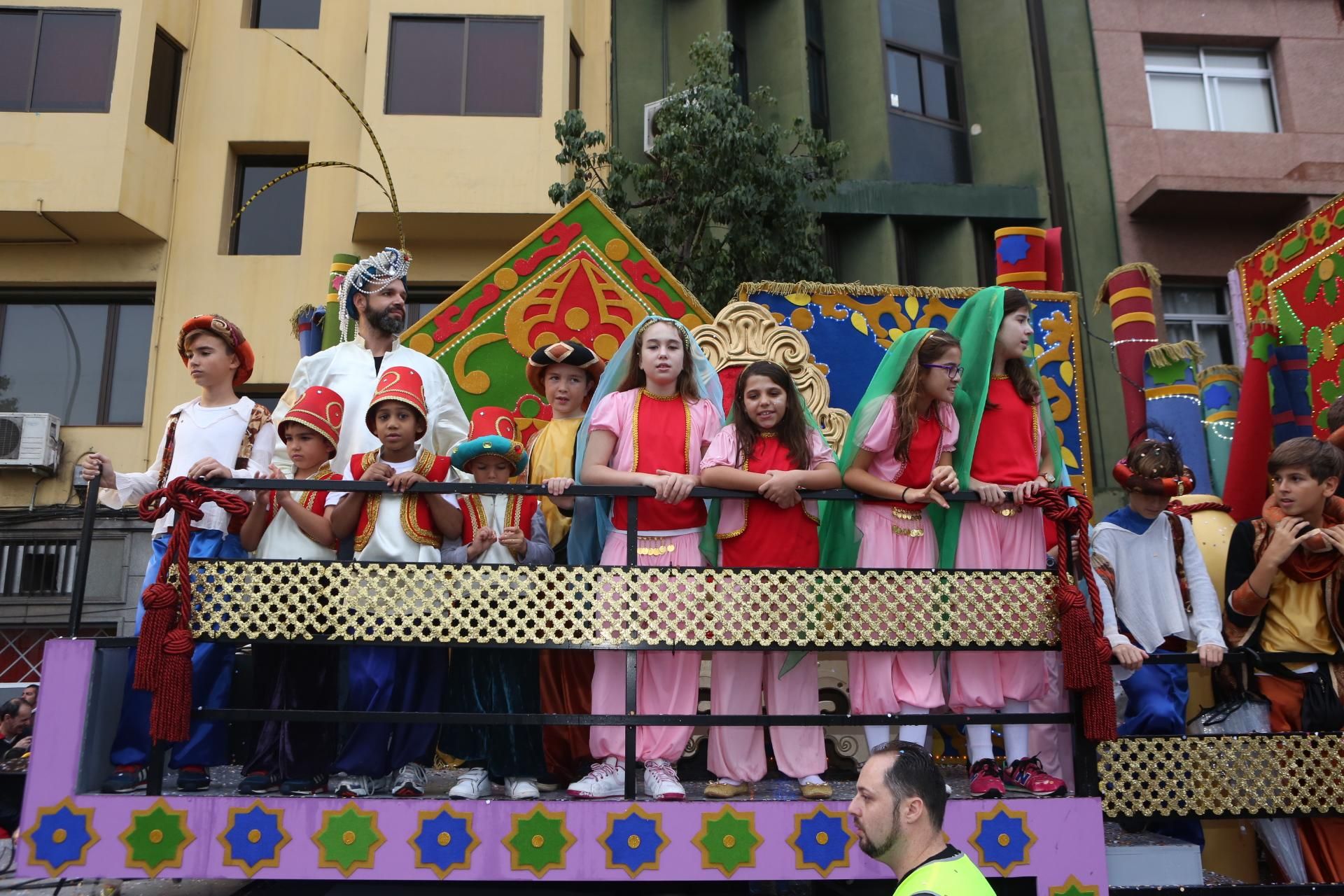 Cabalgata de Reyes en la capital grancanaria. (Alejandro Ramos).