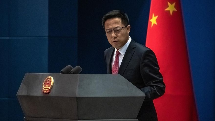 Zhao Lijian, portavoz del Ministerio chino de Exteriores.