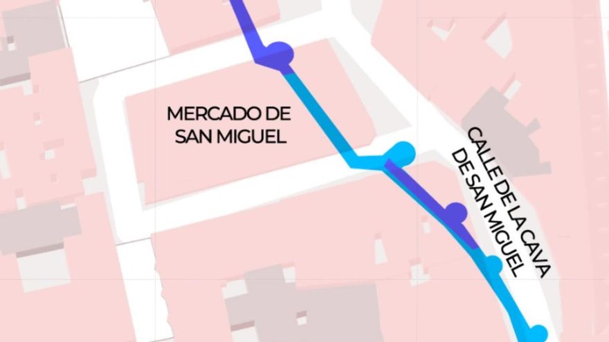 Las obras que tramita Almeida bajo un mercado histórico de Madrid afectan a la antigua muralla pero ignoran su presencia