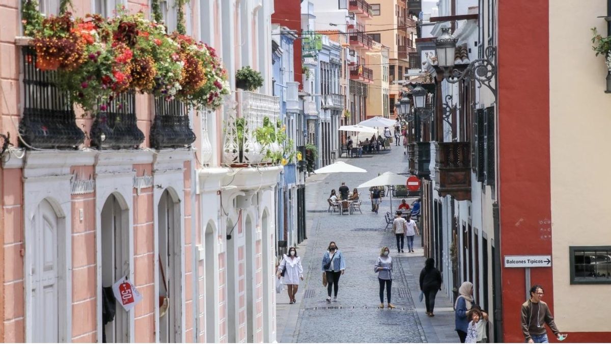 Calle Pérez de Brito de Santa Cruz de La Palma.