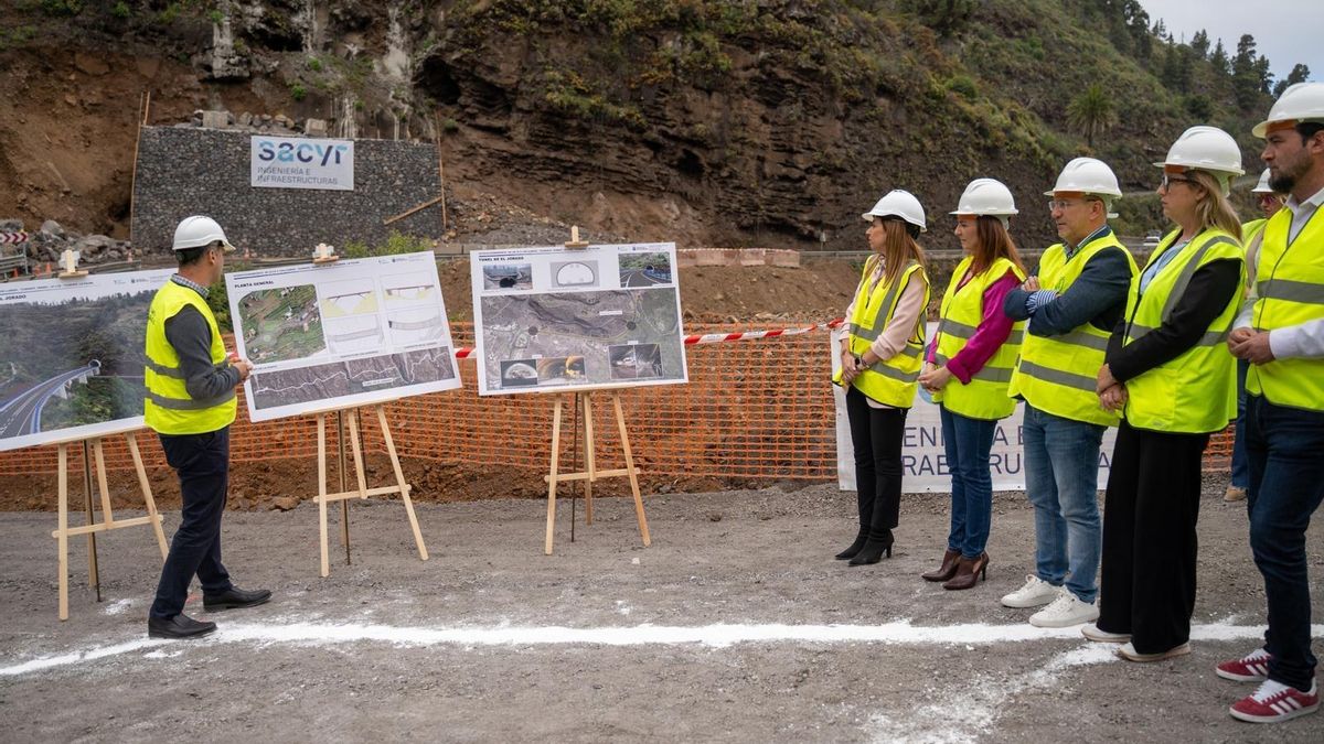 Explicación  técnica de las obras de calado del túnel de Tijarafe  del proyecto ‘Acondicionamiento de la LP-1 entre Los Llanos y Tijarafe’,