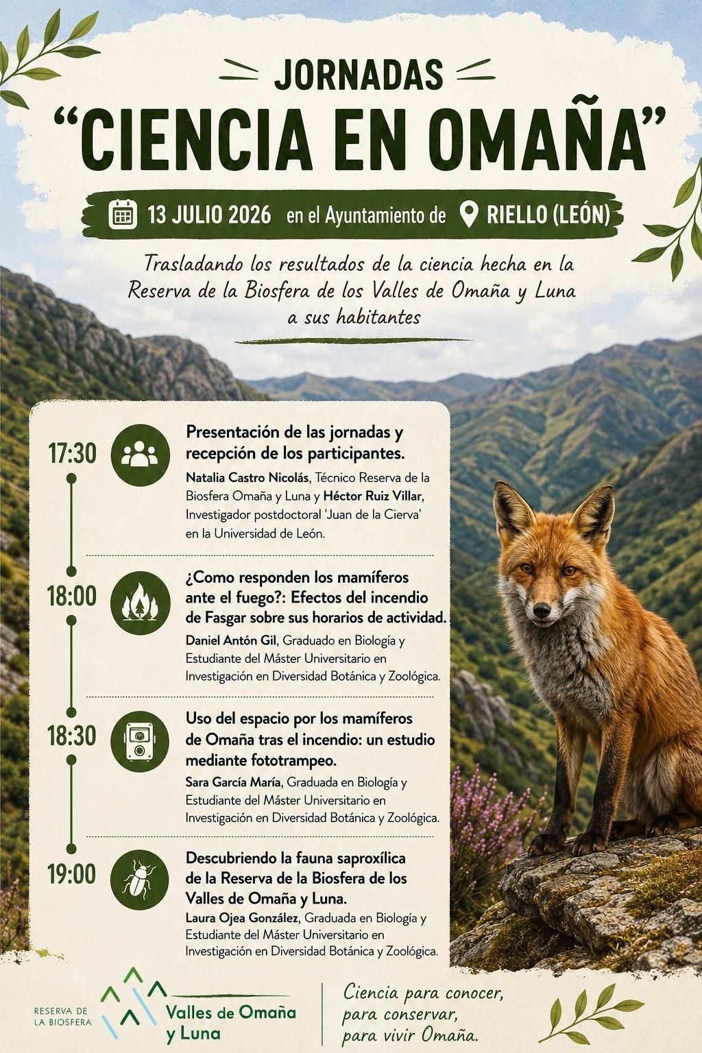 Jornadas Ciencia en Omaña.