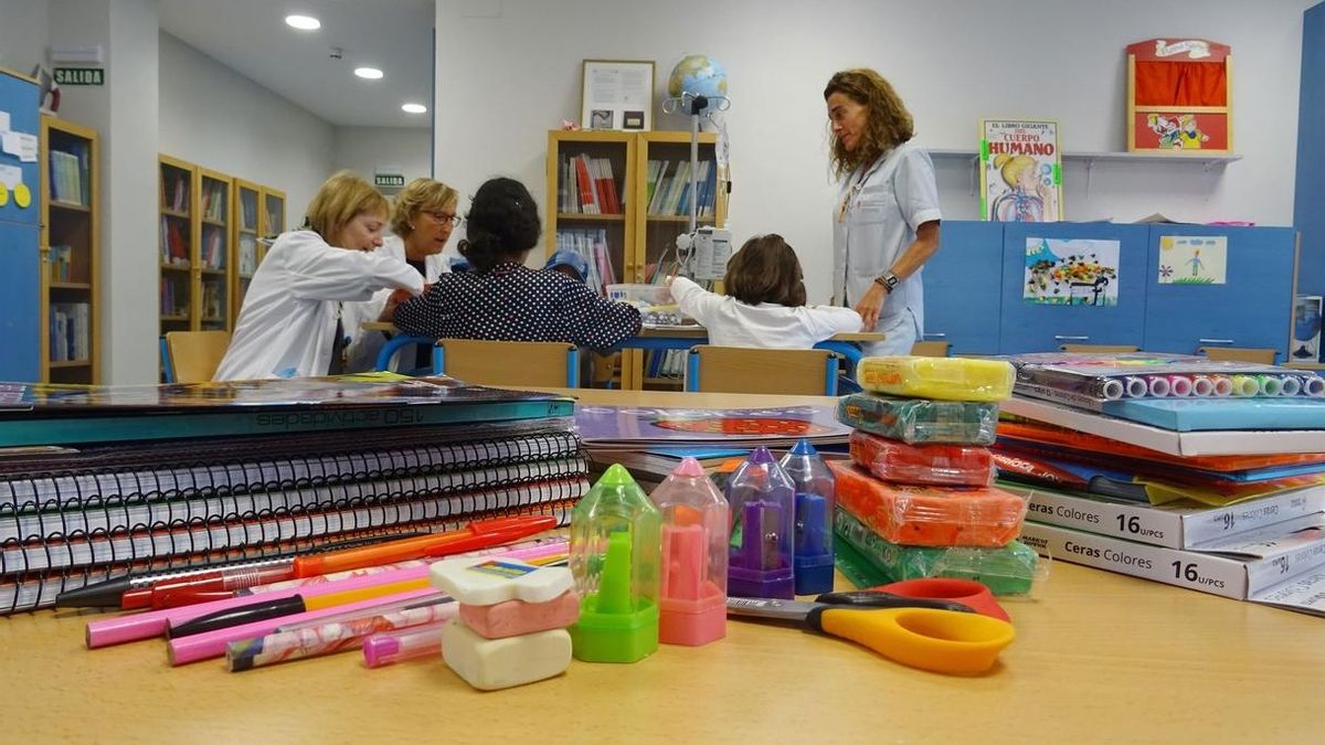 Niños y niñas de Cáseda donan material escolar al área de hospitalización infantil del CHN