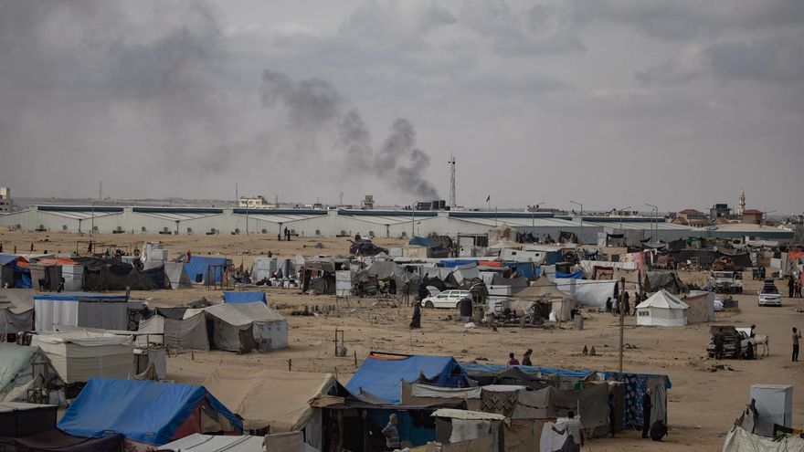 Mohammed Al Khatib, cooperante palestino desplazado nueve veces en Gaza: "Nadie está a salvo de los ataques"