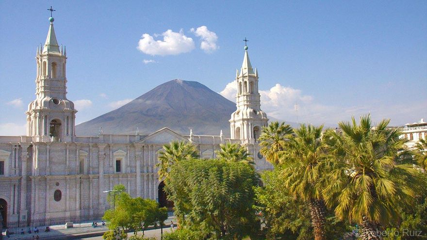 La catedral de Arequipa.