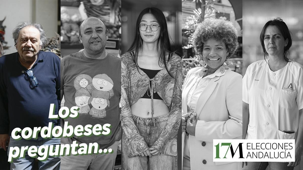 17M | Un jubilado pregunta a los candidatos a las elecciones andaluzas
