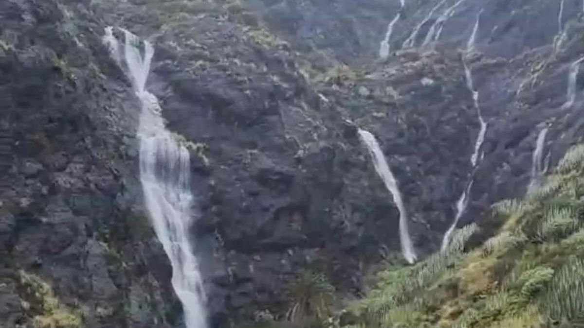 Therese sigue dejando lluvias copiosas  de más de 100 litros y granizo en La Palma
