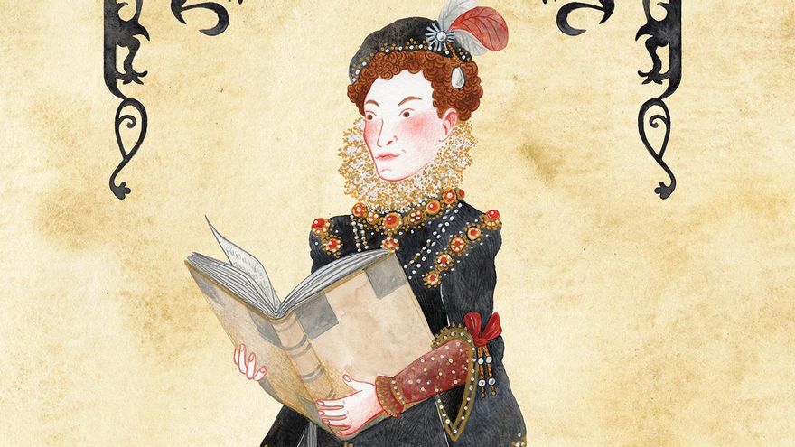 Beatriz Bernal para 'Las aventuras del caballero Cristalián' (Anaya), por Eugenia Ábalos.