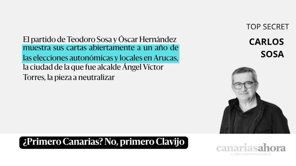 ¿Primero Canarias? No, primero Clavijo