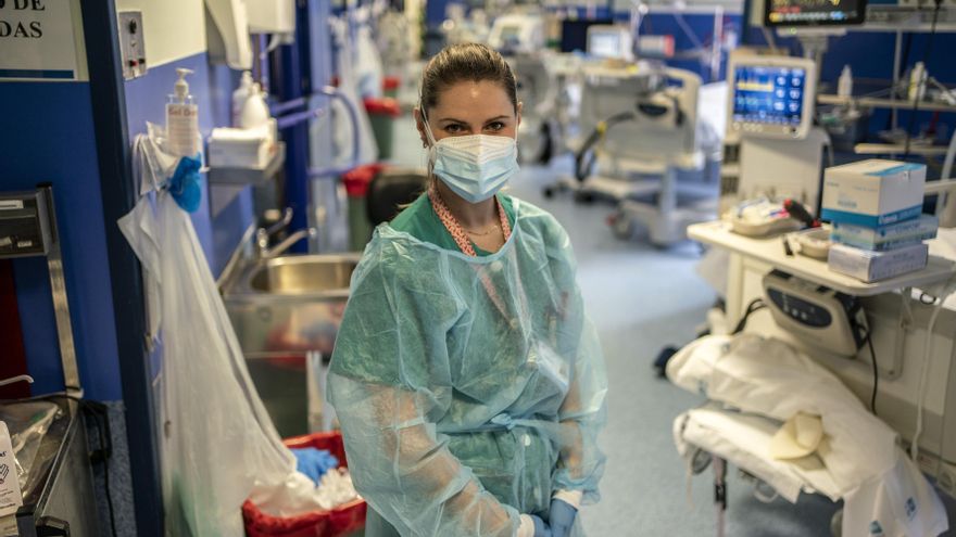 Tania Alcalá es una de las enfermeras del servicio. Estuvo de baja dos meses durante el verano.
