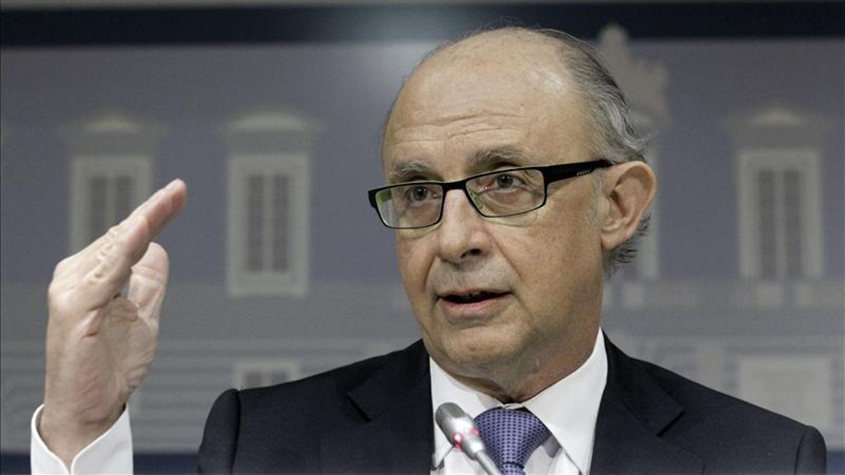 El ministro de Hacienda, Cristobal Montoro