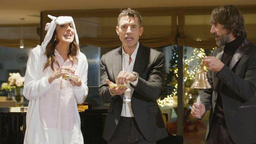 Paz Padilla y Jesús Vázquez ensayan para las Campanadas