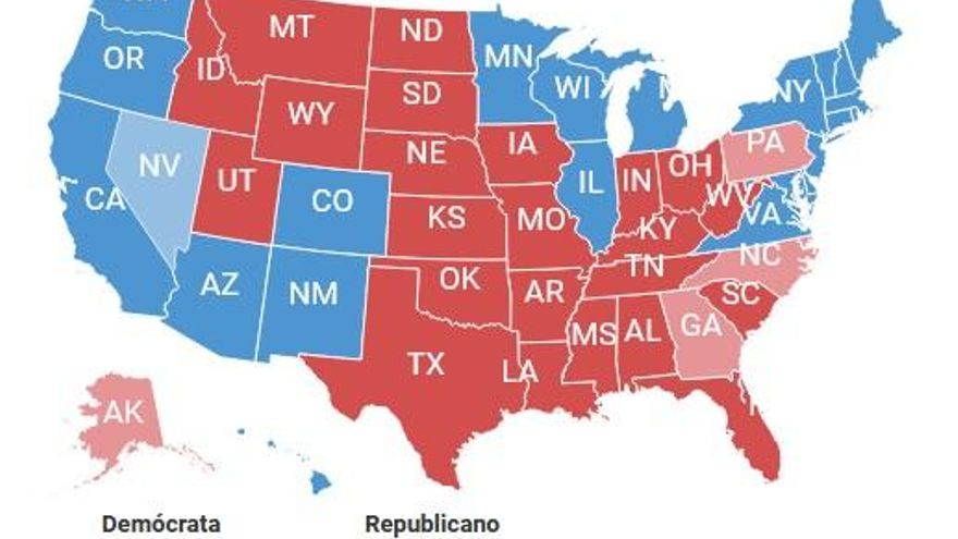 Los estados clave que quedan por contar