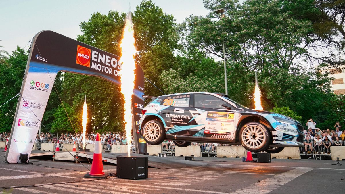 Las imágenes del tramo urbano del Rally Sierra Morena