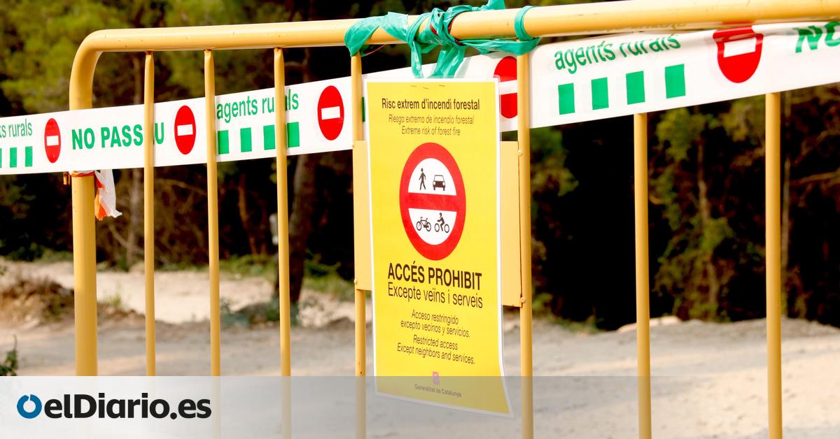 Catalunya activa la prealerta por lluvias mientras más de 100 municipios siguen en riesgo extremo de incendio