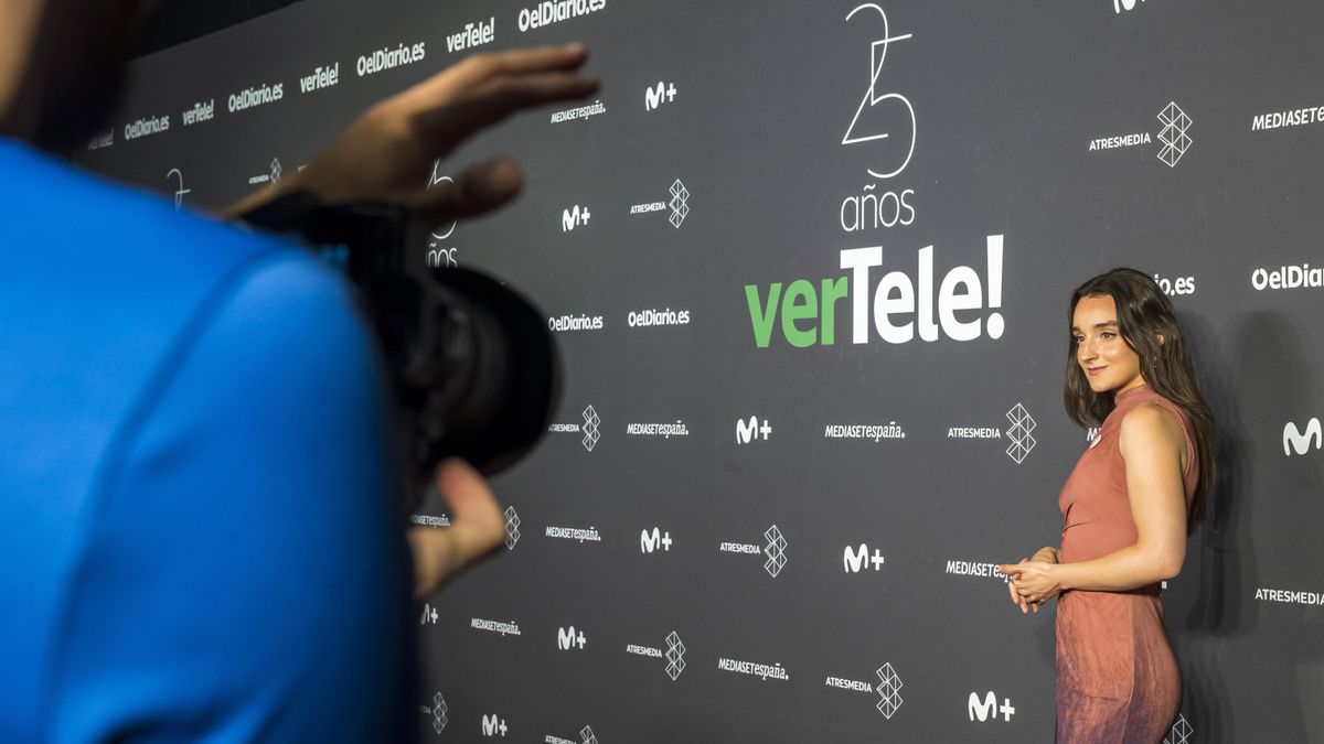 María Redondo  en la fiesta 25 aniversario verTele