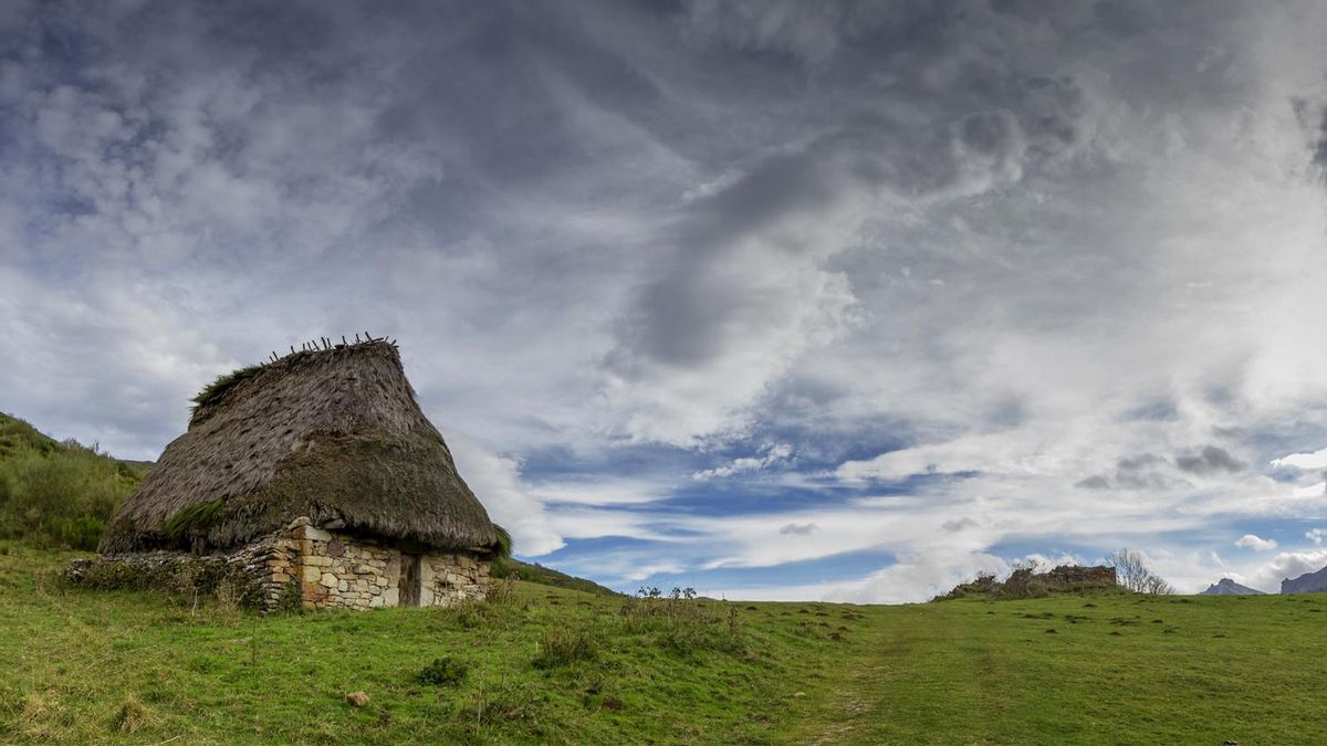 Cultura pastoril. Cabaña de pastores en los Montes de Babia.