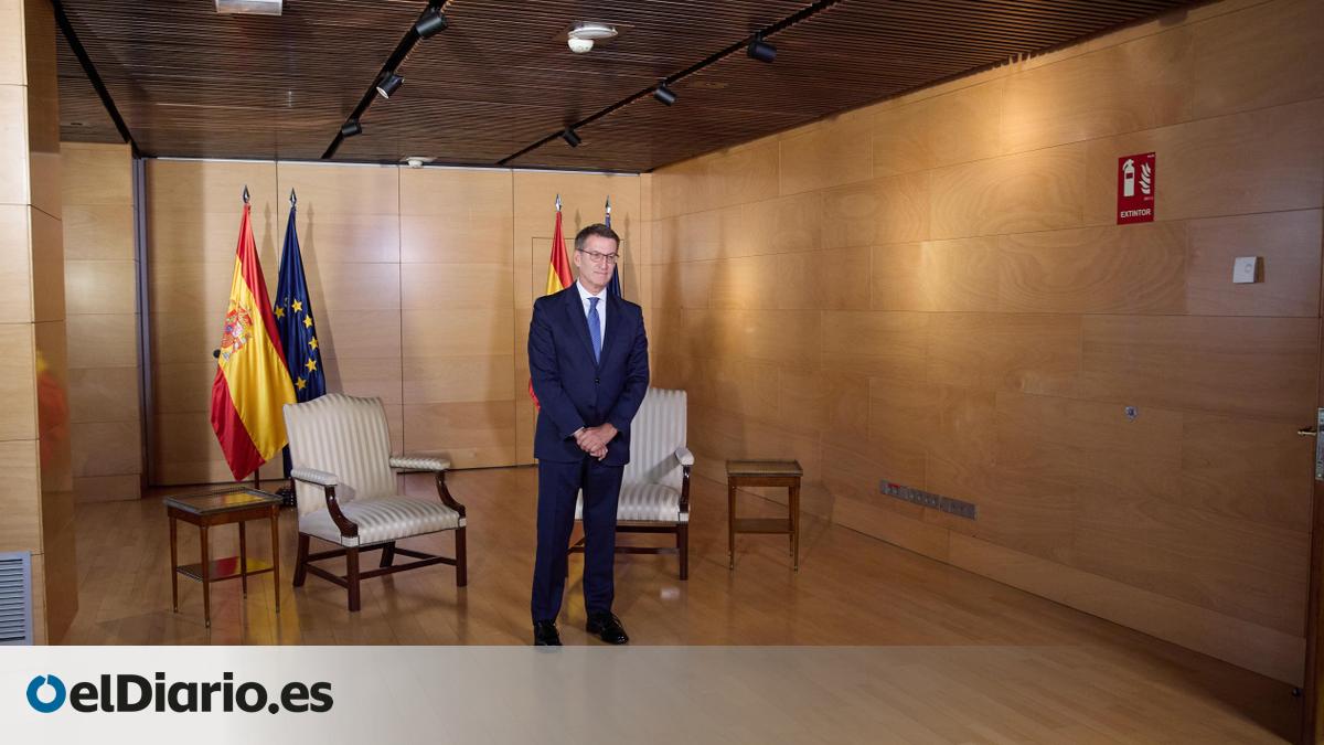 Feijóo descarga el fiasco de su investidura en el rey y la presidenta ...