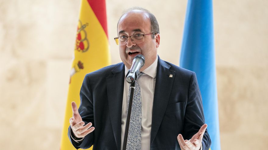 El ministro de Cultura y Deporte, Miquel Iceta