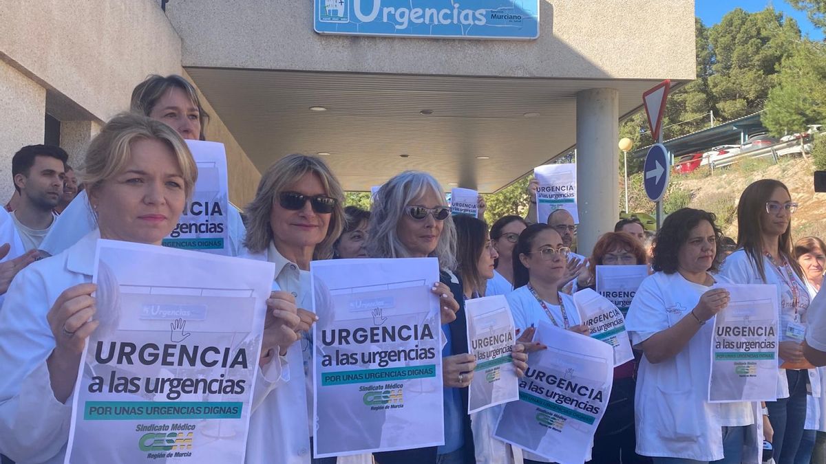 La Confederación Española de Sindicatos Médicos pide plantillas suficientes para garantizar unas Urgencias dignas en el Área de Salud III, que agrupa a los municipios murcianos del Valle del Guadalentín.