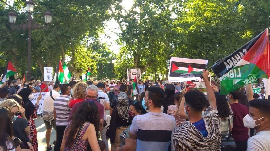 Concentración frente a San Telmo