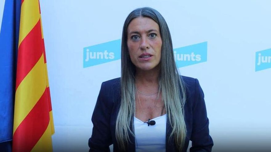 La portavoz de Junts en el Congreso, Míriam Nogueras, en un comunicado enviado a los medios.