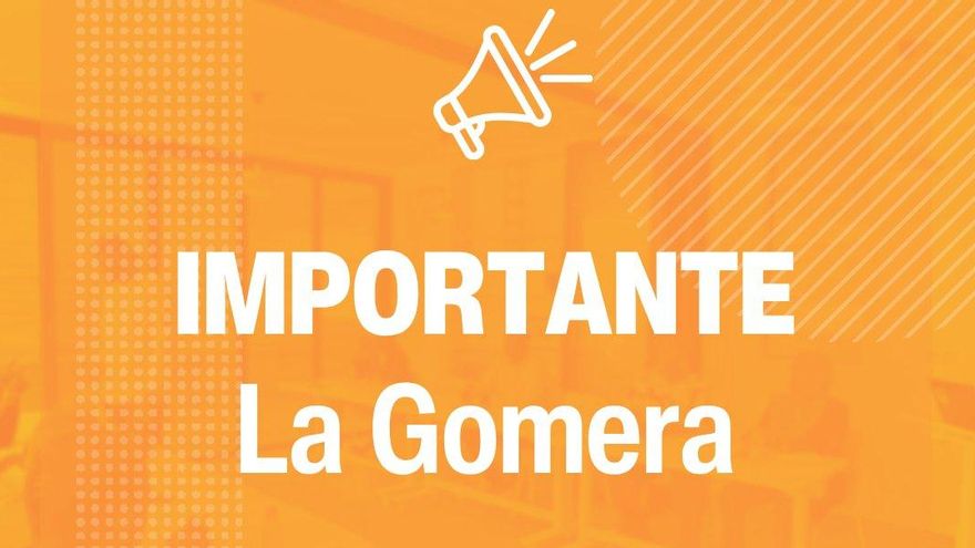 Aviso de la Consejería de Educación para la isla de La Gomera.