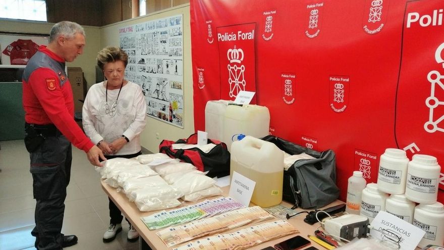 Desarticulada una red de distribución de speed y detenidas 15 personas en Navarra, País Vasco y Aragón