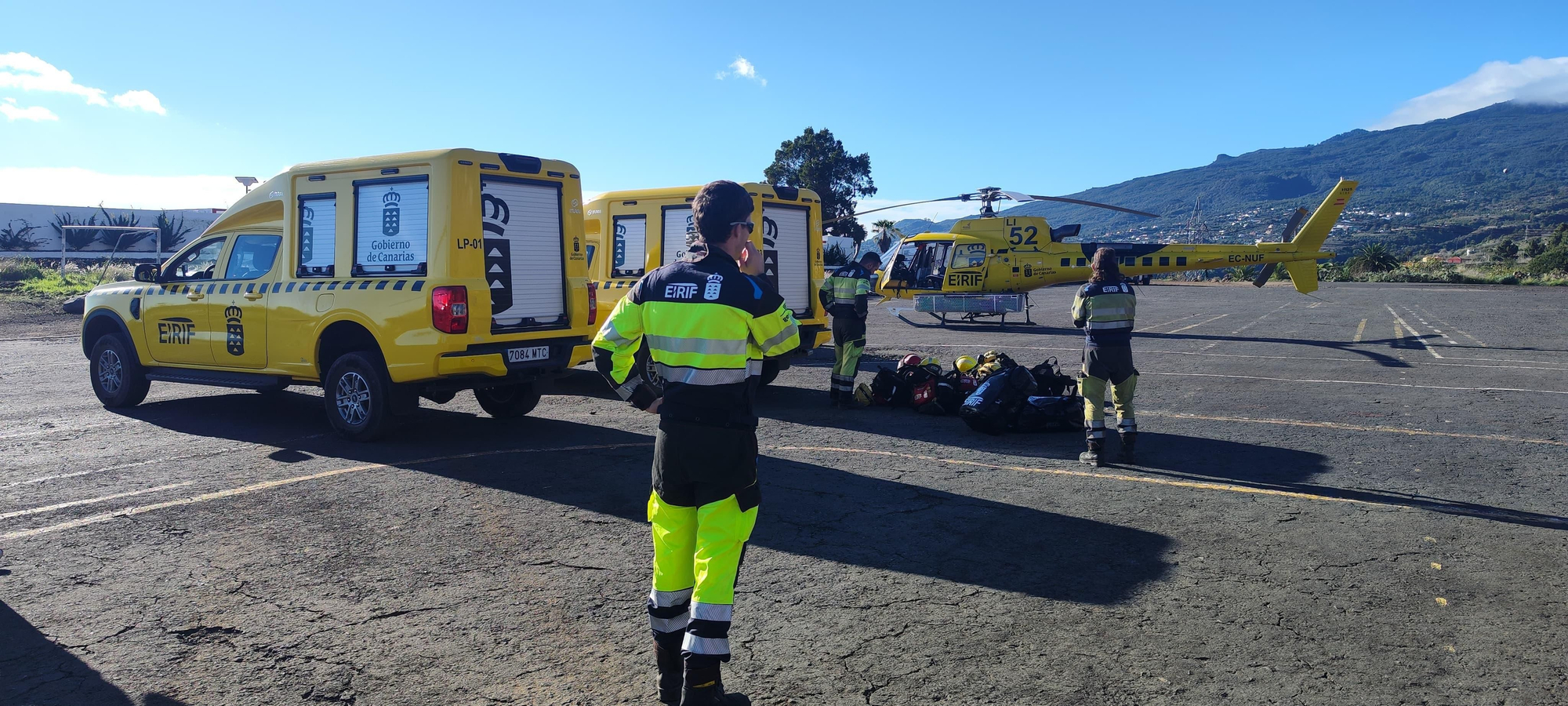 Equipo de EIRIF con base en La Palma.