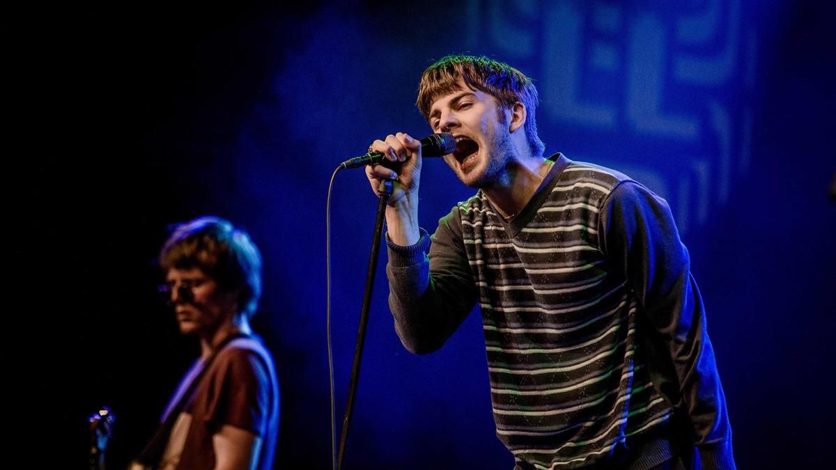 Imagen de archivo de la banda irlandesa Fontaines DC durante un concierto en Países Bajos
