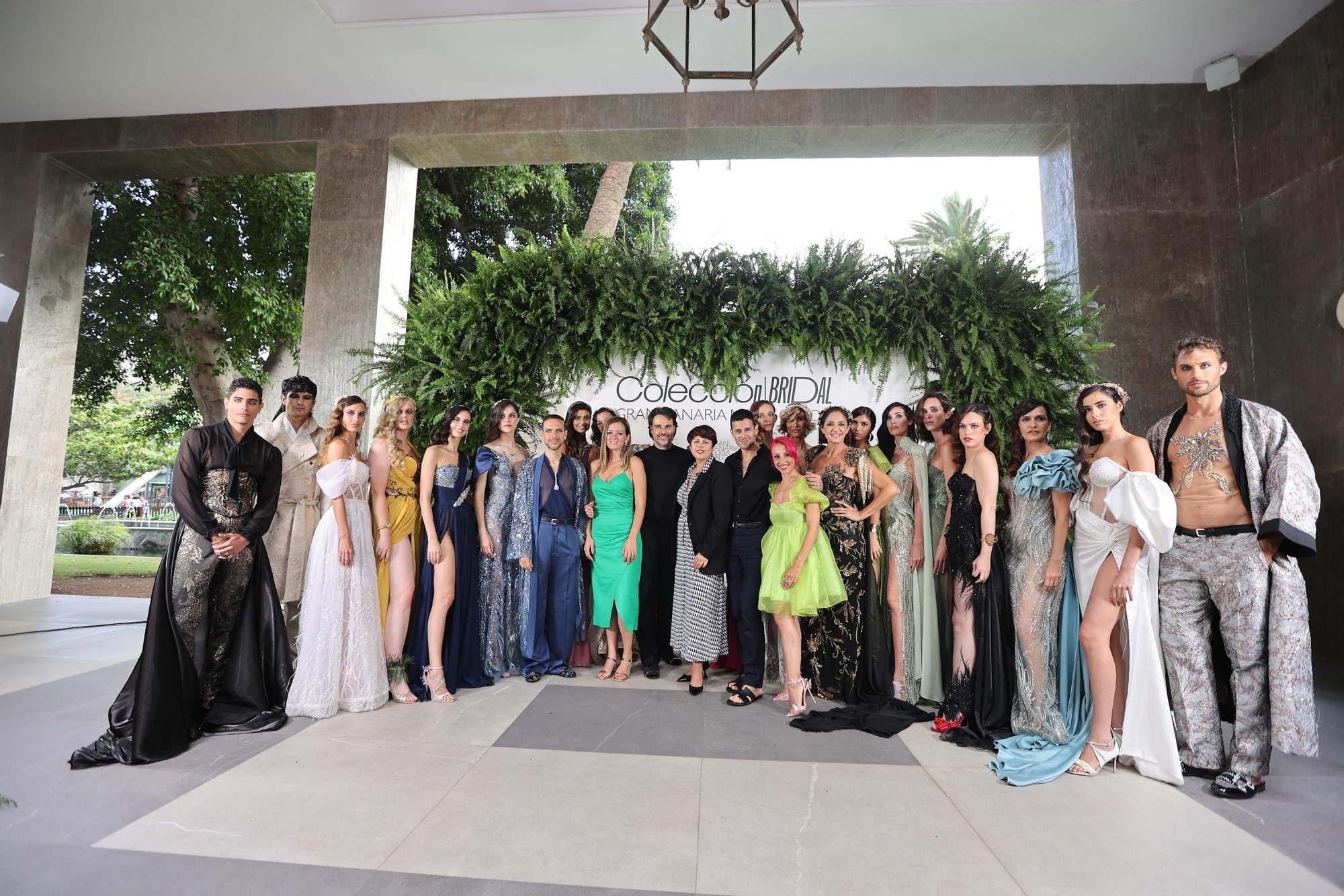 Participants palmeros en la ‘Colección Bridal’ de Gran Canaria Moda Cálida...