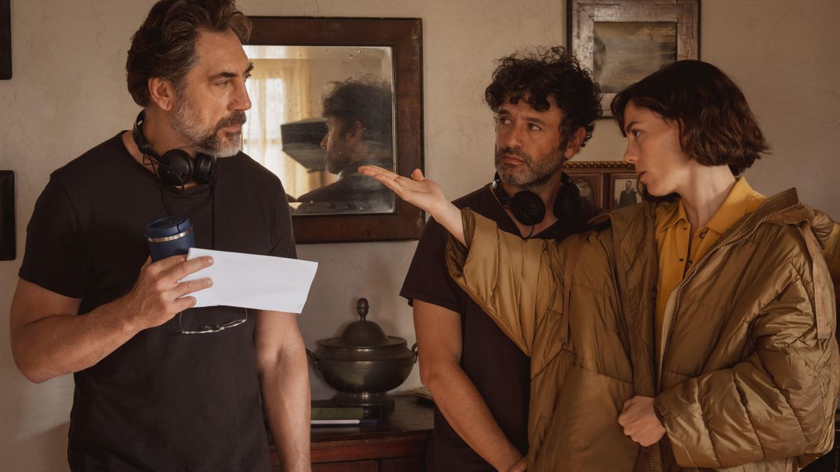 Rodrigo Sorogoyen en el rodaje de 'El ser querido'