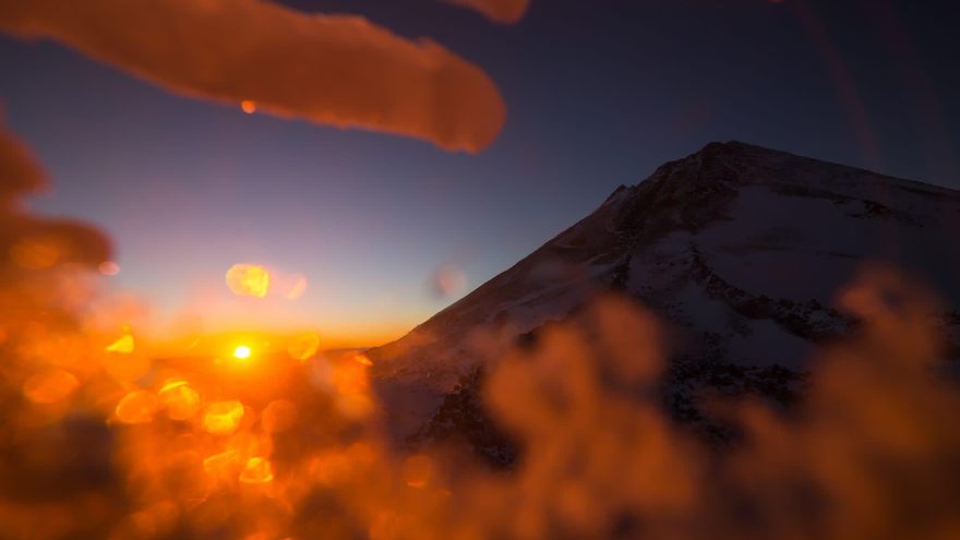 Puesta de sol en el Teide