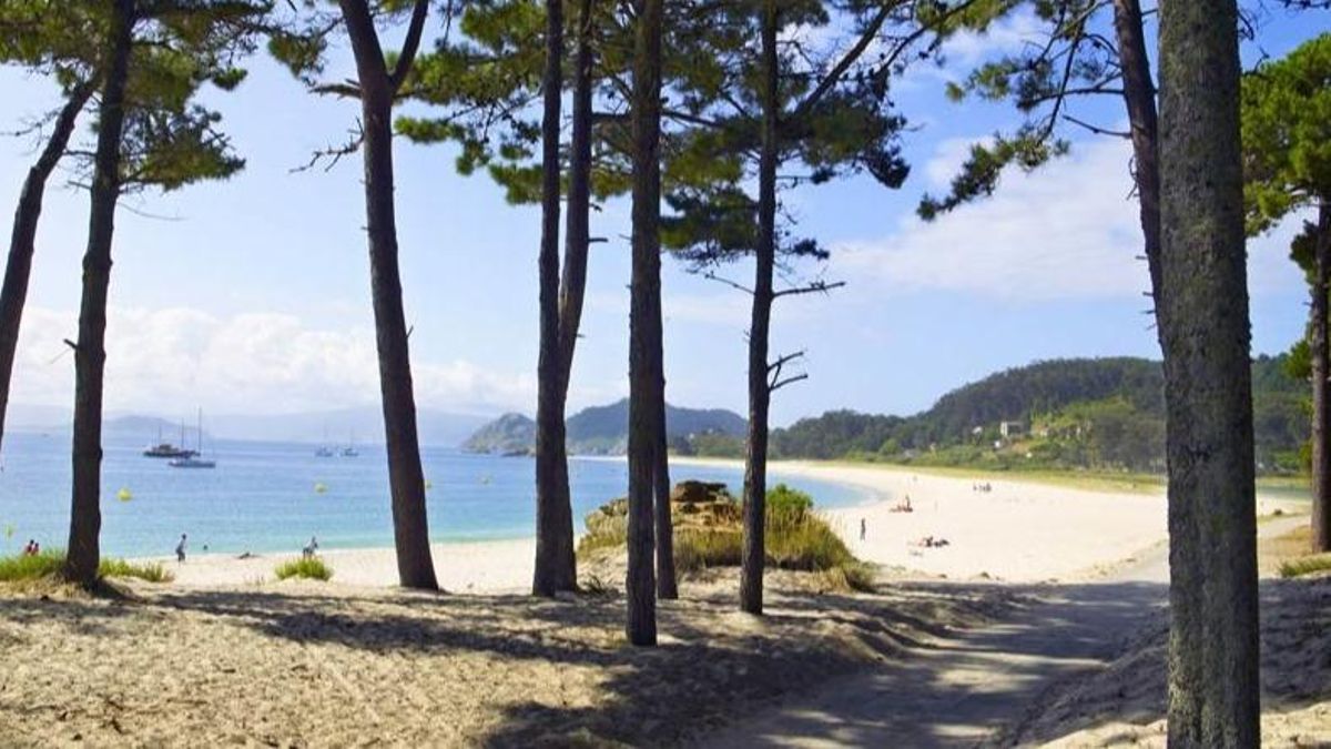 La playa de Rodas, en las Islas Cíes.