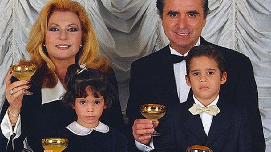 Rocío Jurado, Ortega Cano, Gloria camila y José Fer