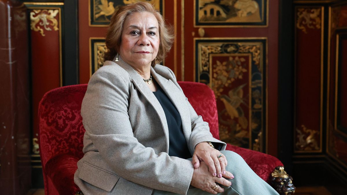 Rosa Yolanda Villavicencio, canciller de Colombia, en Casa de América (Madrid).