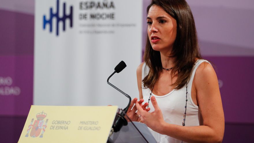 Foto de arcivo de la ministra española de Igualdad, Irene Montero. EFE/ Luis Millan