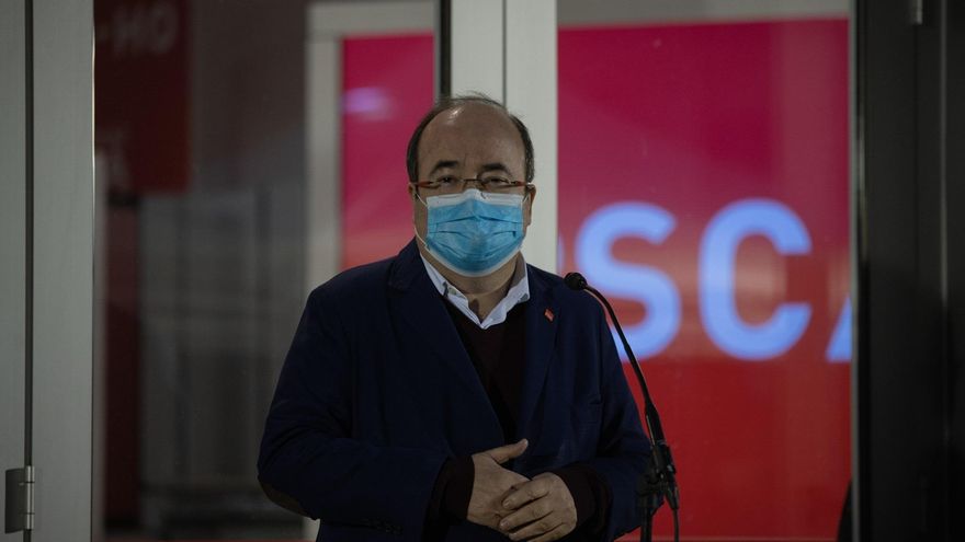 Miquel Iceta llega a la sede del PSC