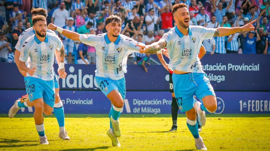 Solidez y pegada: el Málaga CF que amenaza al Córdoba CF