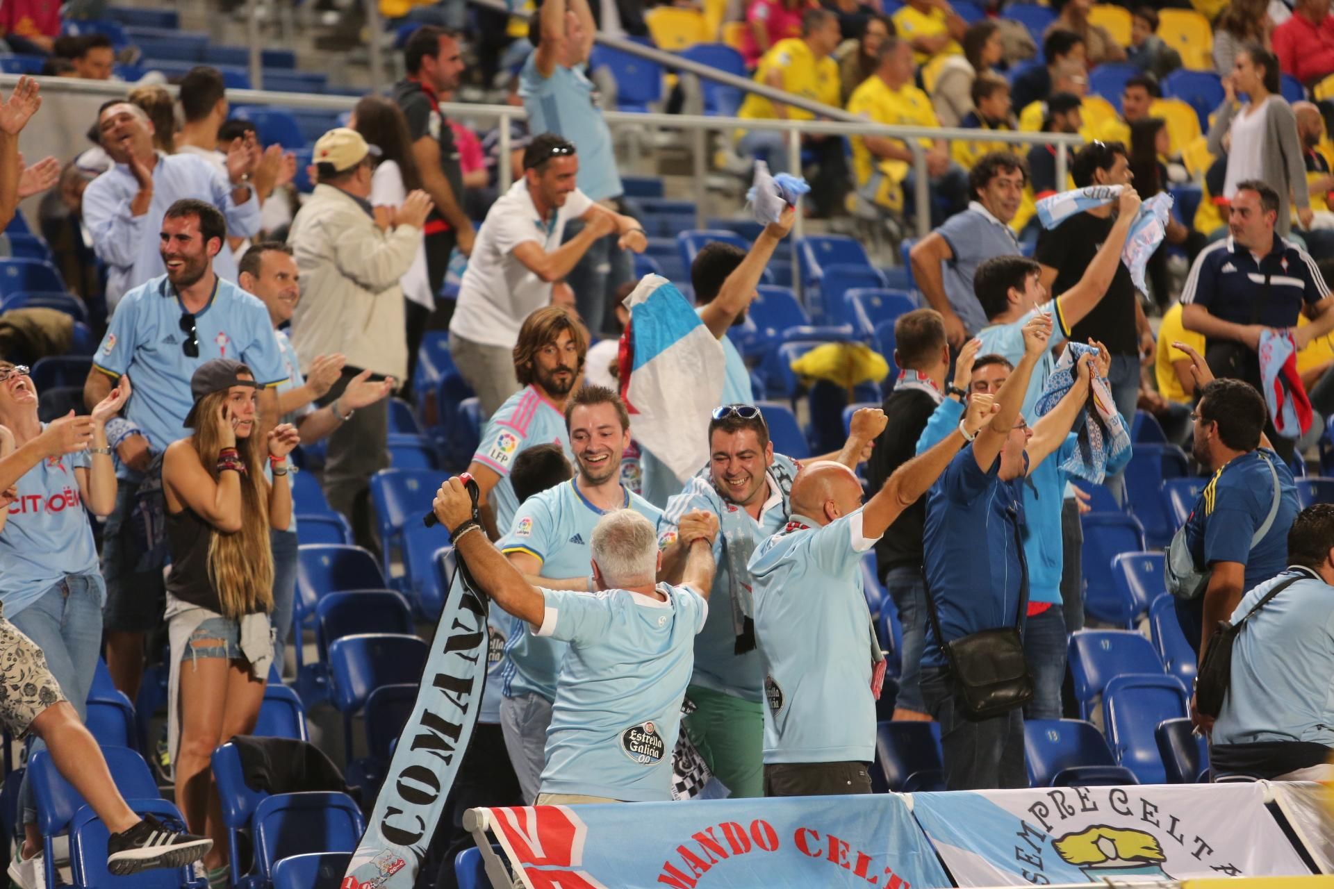 Imágenes del partido disputado en el Estadio de Gran Canaria entre la UD Las Palmas y el Celta de Vigo. Alejandro Ramos.